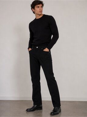 Versace Jeans Couture Black Pants Size 46 / Waist 32 Made in Italy Quiet Luxury